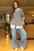 Made in Italy Conrad Body Skim Knit Jumper Mid Grey Marl 